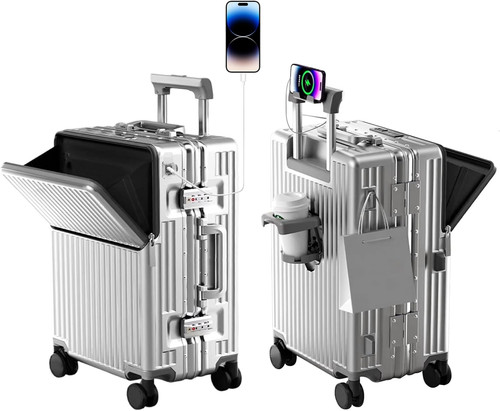 Zipperless luggage x - luggage,, 22.4"